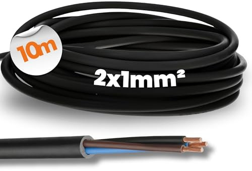 Lapp 2 Core 1 mm² Mains Power Cable, Black Rubber Sheath 100m, 15 A 300/500 V, H07RN-F