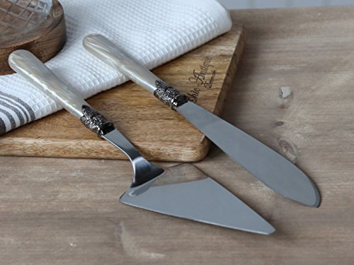 Chic Antique Tortenheber und Tortenmesser Shabby Landhaus Vintage