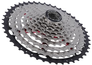 LANXUANR Cassette de vélo de Montagne à 10 Vitesses pour VTT, vélo de Route, Super légère (11-46T)