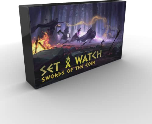 Rock Manor-spel | Ställ in en klocka: Swords of the Coin | Kooperativt brädspel | Åldrar 14+ | 1-4 spelare | 60+ minuters speltid