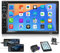 NHOPEEW 7 EQ Autoradio Doppel Din mit Mirror Link, Multimedia MP5 Player Bluetooth Freisprecheinrichtung AUX USB SWC FM Receiver + Rückfahrkamera