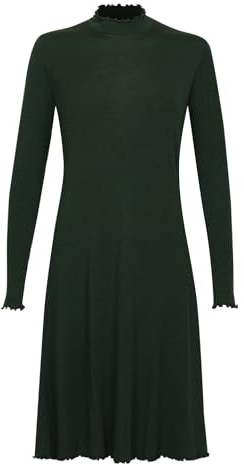 Dilling Damenkleid aus Merinowolle - Piniengrün 36