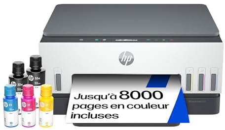 HP Smart Tank 6005 AiO 2H1W1A, Stampante Multifunzione a Colori, Serbatoio d'Inchiostro ad Alto Volume di Stampa, Fino a 12000 Pagine (Nero) e 8000 Pagine (Colore), F/R Automatica, Wi-Fi, Grigio