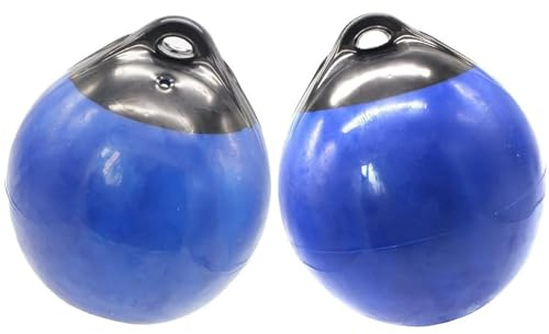 NJIEzhao Barca Parabordo Palla 2 Pezzi parabordi for Barche a Sfera Rotondi, Boa di Ancoraggio, Protezione in PVC for Boe ormeggio Marine