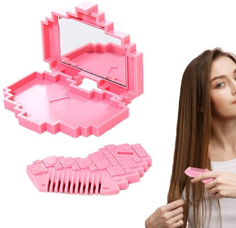 Cortadora de pelo de puntas abiertas, peine de tijeras, cortador de extremos muertos en forma de corazón con material duradero, herramienta personal para el cabello, diseño ergonómico, recortadora de