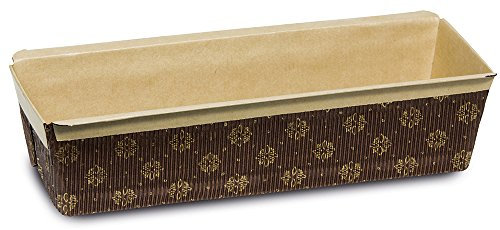 Guardini, Set di 3 stampi plumcake 23x7 cm, Monouso, Carta da forno, Colore neutro, Made in Italy, Linea Easy Bake