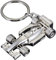 Silver Racing Car Keyring, Perfect Fathers Day, Birthday, Christmas for Fans of Racing, 1 Pcs Sport F1 Keyring Key Chain, Key Ring Accessory Formula 1 Gifts for Boy or Men