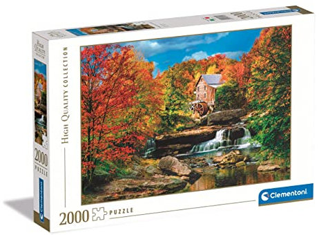 Clementoni - 32574 collection Glade Creek Grist Mill - Jigsaw Puzzle 2000 Pieces, Jigsaw Puzzle For Adults - Made In Italy