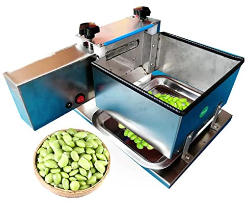 Sgranatrice elettrica per piselli, separatore semiautomatico per sbucciatore di piselli per fagioli, macchina per sgusciare fagioli commerciale, pelapatate per piselli secchi per piselli/soia/fagioli