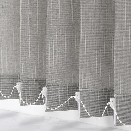 XINGWANGG Persianas Verticales Blackout,Cortina Lamas Verticales,Cortina de Protección Solar y Privacidad para Balcón Puertas Ventanas,Tamaños y Colores Personalizables,Ancho x Alto (130cm x 150cm)