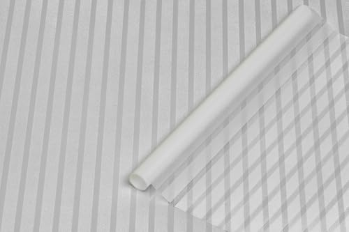 d-c-fix Lámina para Ventanas Efecto Vidrio Esmerilado a Rayas Adhesión Estática 45 cm x 1,5 m - Lámina Opaca con Protección UV - Lámina de Privacidad para Ventanas Sin Adhesivo