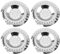 WOLMIK Filtro de drenaje – 4 filtros de fregadero de acero inoxidable, tapón de colador de fregadero de cocina, protector de drenaje antiobstrucción, filtro de drenaje, evita obstrucciones, para