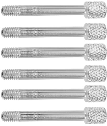SUPVOX 6 Pièces Vis de Fixation en Cuivre Argenté pour Système de Trémolo Guitare Électrique, Design Léger et Compatible Accordage Précis et Stable