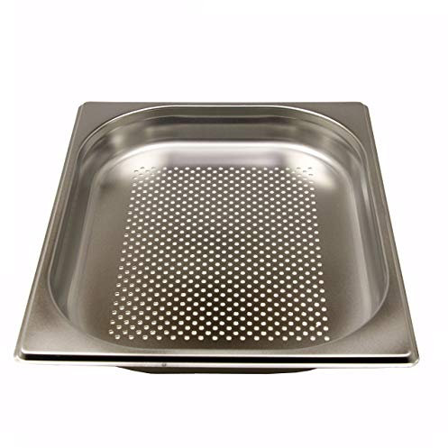 Gastronorm GN 1/3 - Recipiente para gastronorm (acero inoxidable, 0,75 L, 20 mm de profundidad)