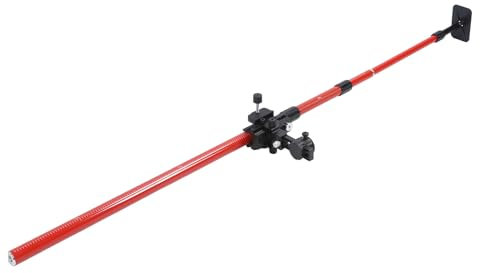 Versatile Mounting Telescoping Level Pole for Contractors Engineers Surveyors, Robust Aluminum Alloy Material