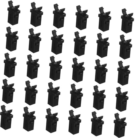 OFFSCH 30pezzi Fibbie Pressione Per Bidoni Della Spazzatura Clip Bloccaggio Per Coperchi Bidoni Sostituzione Del Autobloccante Per Accessori Per