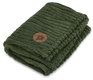 Petface Luxurious Fleece Pet Blanket, Green, 100 x 70 cm (Pack of 1)