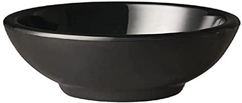 APS 83452 Schale PURE, Ø 9 cm, Höhe 4,5 cm, Melamin, schwarz