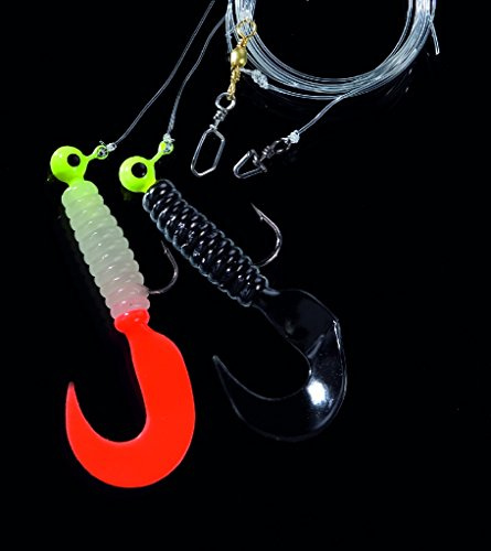 Dega Pilkvorfach Motoroil/gelber Jigkopf