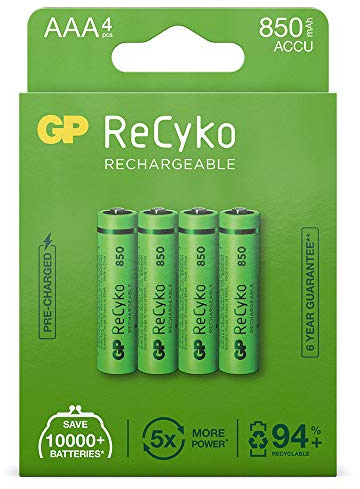 GP ReCyko+ 4 Akkus AAA Micro Akku 2900434260001
