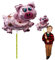 Ballooniacs - Deluxebase Luftballon in Form eines Schweinchens, bunt, aufblasbar, wiederverwendbar, ideal für die Dekoration von Kinderpartys