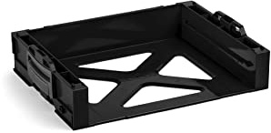 Rack i-BOXX actif noir | Boîte à outils empilable LBOXX | Système de rangement modulaire pour outils | Compatible avec iBoxx 72 et LS-Tiroir 72​