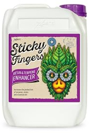 Bloom Stimulator Xpert Nutrients Sticky Fingers (5L) | Resin and Terpenes Enhancer | Universal Liquid Accelerator for Strong Bloom | Intense Aroma