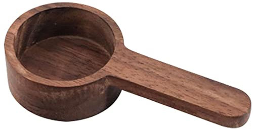 komsoup Cucchiaio Dosatore in Legno, Cucchiaino da caffè in Legno, Cucchiaino Dosatore per caffè, Cucchiai Dosatori Grammi, Cucchiaio graduato da Cucina per tè e caffè in grani