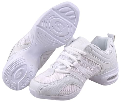 Serenitison Scarpe da Ginnastica da Unisex per Danza,Jazz,Traspirante Antiscivolo Sneakers Ginnastica Jazz Moderno,Maglia Scarpe Casual,per Jazz,Balletto,Fitness,Danza Folk e Allenamento di Danza