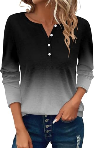 Maglietta Donna Eleganti Estive Classica Elegante Girocollo Magliette Leggera Comoda Firmate Casual T Shirt Cotone Curvy Maniche Lunghe Maglia Basic Larghe Moda Vintage Tee Bluse
