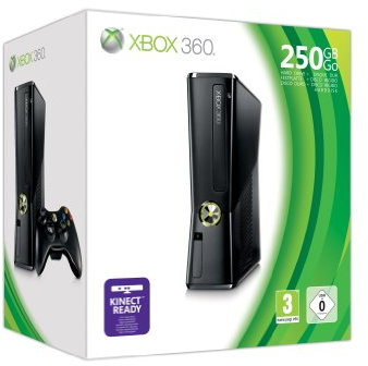 Xbox 360 - Konsole 250 GB (schwarz)