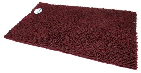 Batex Como Badematte Badteppich Badgarnitur Badematten Badvorleger (weinrot, 60x100cm)