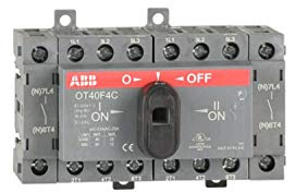 Abb-entrelec OT40F4C 1SCA104934R1001 Modularschalter, Grau/Schwarz/Rot, Estándar