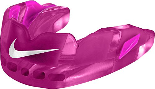 Nike Hyperflow Mouthguard w/Bubble Gum Flavor (Big Kids) Pinkfire/Hot Pink/White One Size