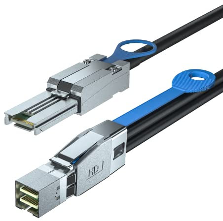 10Gtek® External Mini SAS HD SFF-8644 zu Mini SAS SFF-8088 Hybrid Kabel, 3-Meter(9.8-ft)