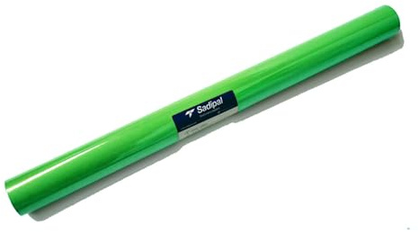 Papel charol verde rollo 25 hojas de 50x65 cm