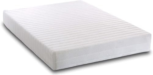 Visco Therapy 4FT6 Double Memory Foam 3-Zone Mattress – Firm Orthopaedic Back Care | 2 cm Comfort Layer, OEKO-TEX Certified Cover, Hypoallergenic & Eco-Friendly | UK Made & CertiPUR Certified