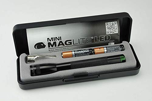 MAGLITE Mini Maglite Spectrum LED 2AAA Taschenlampe schwarz (grüne LED)