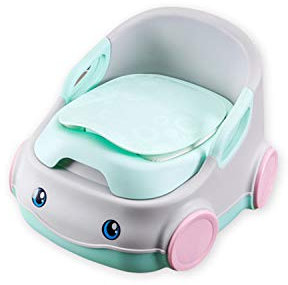 AIBAB Kindertoiletten Für Männer und Frauen Kleine Toilettenschüsseln Cartoon Auto Schublade Multifunktions-Stuhl Abnehmbar und Waschbar