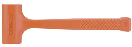 NEO TOOLS Rückschlagfreier Schonhammer rückschlagarm Mit Bleikorn (1360 g Kopfgewicht, 350 mm Länge, rückschlagsfrei, nicht leitend, funkenfrei) - Profi Fäustel Hammer Monoblock - 25-073