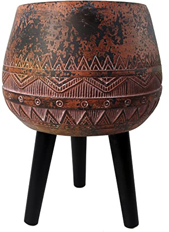 Leaf Large Planters Plant Pots, Fibreglass, 40cm Zaturn, 44cm