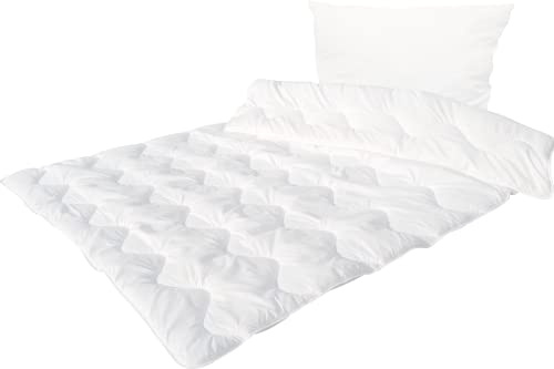 Cosima Bettenset Ganzjahresdecke Steppbettdecke 135 x 200 cm Set inkl. Kopfkissen 80 x 80 cm 100% Polyester