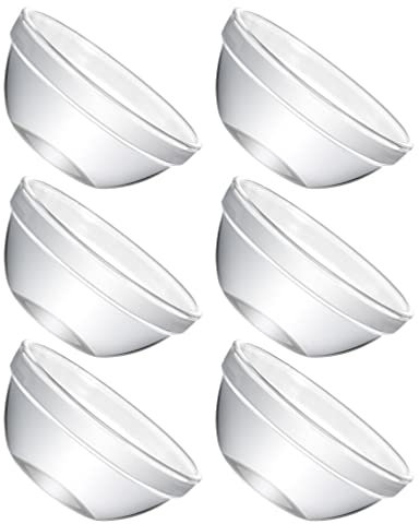 Zerodeko Piccole Ciotole In 6 Pezzi 6 Cm Mini Ciotole Per Budino Per Preparazione In Per Gelatina Mini Contenitori Per Alimenti Per Dessert