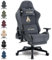 Symino Gaming Stuhl, Atmungsaktiver Bürostuhl aus Hochwertigem Stoff, So Weich Wie Pelz, Ergonomischer PC-Stuhl, Verstellbarer und Drehbarer Schreibtischstuhl mit Fußstütze, Grau