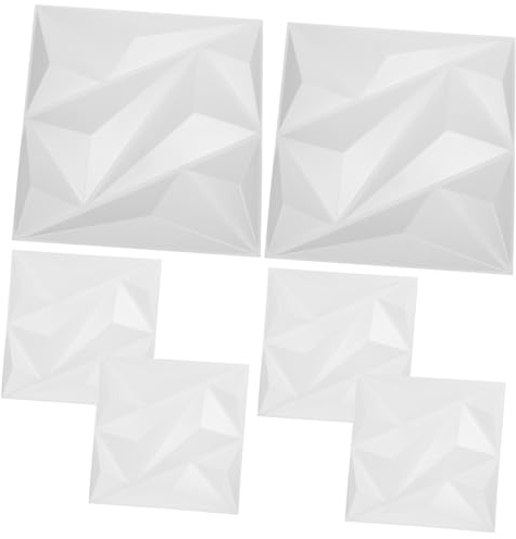 FOYTOKI 6pcs Decorative Wall Panels Peel and Stick Pvc Wall Panels for Living Office Bedroom Decor