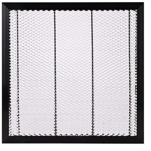 Lit en nid d'abeille en maille d'aluminium pour machine de gravure CNC, support de grille réduit la suie et maintient les planches en toute sécurité, pour machines industrielles de travail des métaux