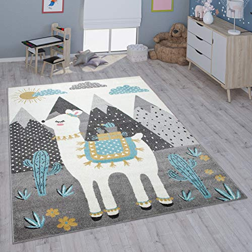 Paco Home Kinderteppich Teppich Kinderzimmer Mädchen Jungs Verschiedene Motive Und Größen, Grösse:120x160 cm, Farbe:Bunt