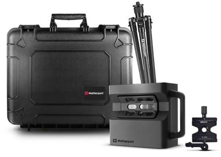 Matterport Pro2 3D 360-Grad-Kamera Paket - Enthält Pro2 3D-Kamera, Stativ, Klemme und tragbare 20-Zoll-Tragetasche - Virtuelle 3D-Rundgang Erlebnisse mit 360-Grad-Ansichten und 4K-Fotografie