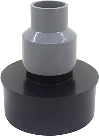Reductor sistema colector serrín para aspirador de virutas de madera tubo extractor carpinteria manguera extraccion polvo (OD100-ID25mm)