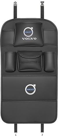 XENITE Autositze Anti Kick Pad für Volvo C40 S60 S60L S90 XC40 XC60 XC70 XC90 S40 Autositz Rückenlehnen Sitzschoner Organizer Sitzschutz Zubehör,1PCS-Blackstyle